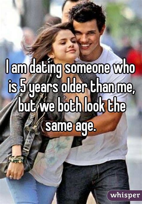 dating a guy five years older than me